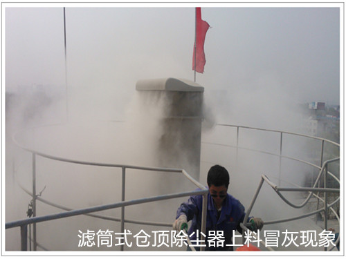 華康中天為河南水泥廠生產的倉頂除塵器。